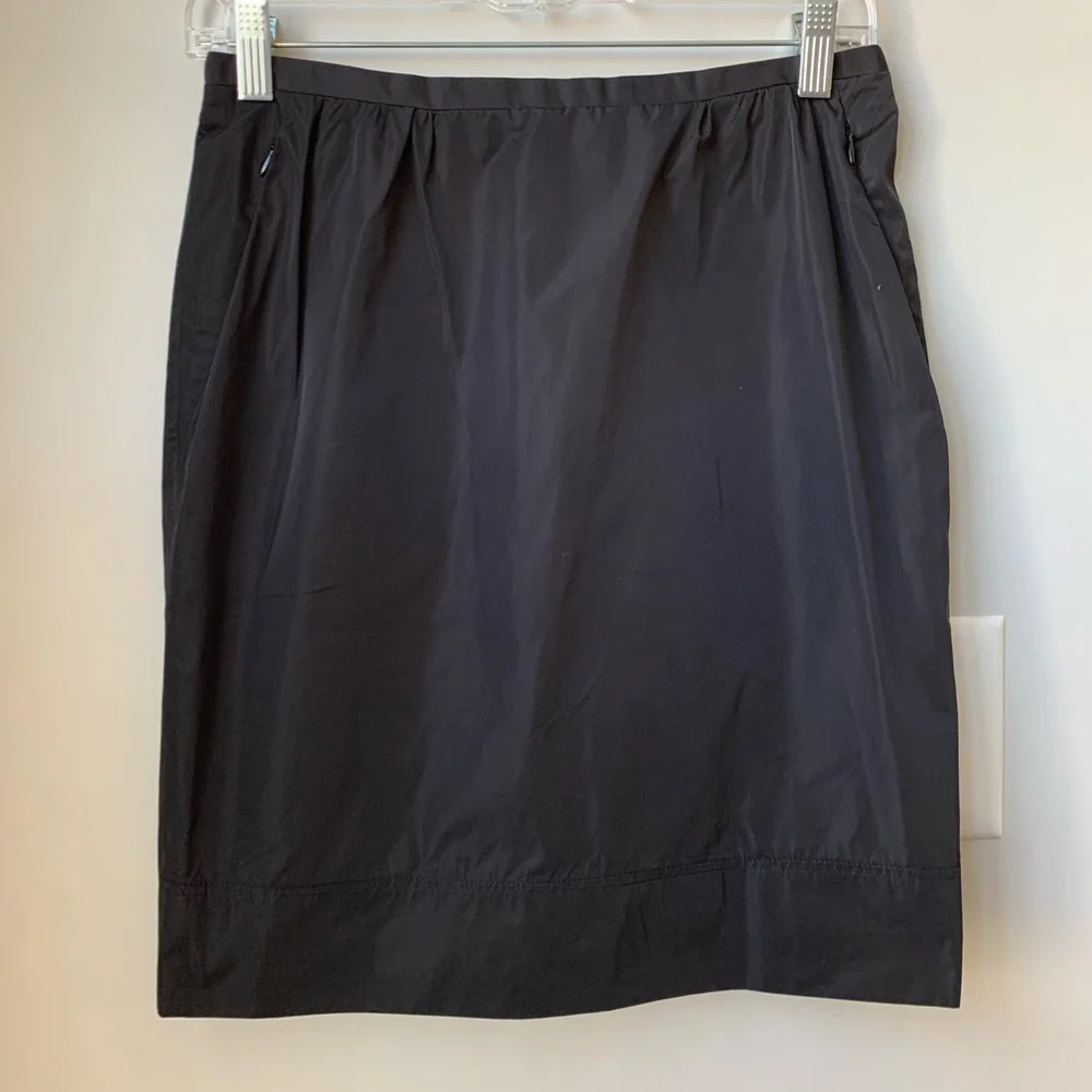 JOEFFER CAOC Women’s Black Nylon Lined Skirt